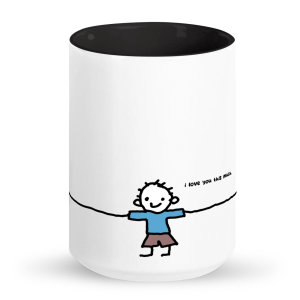 "I LOVE YOU THIS MUCH" Fathers Day Cup