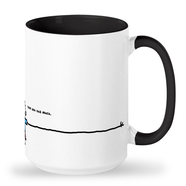 "I LOVE YOU THIS MUCH" Fathers Day Cup