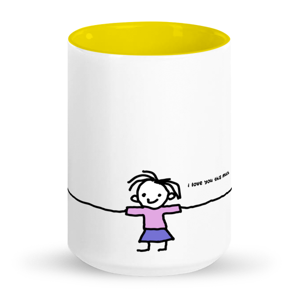 "I LOVE YOU THIS MUCH" Fathers Day Cup